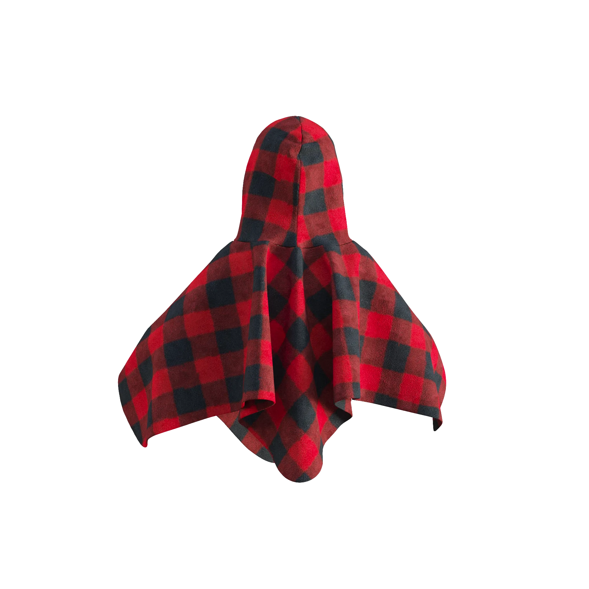 Pookie Poncho - Red Toddler/Youth Polar Fleece