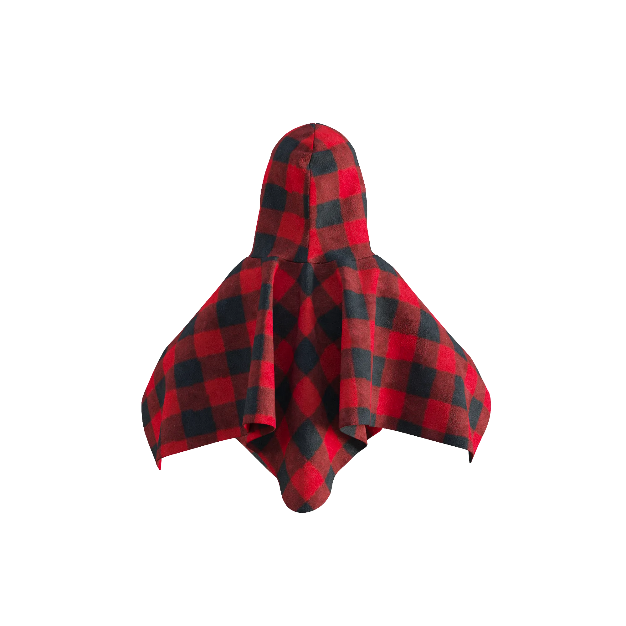 Pookie Poncho - Red Toddler/Youth Polar Fleece