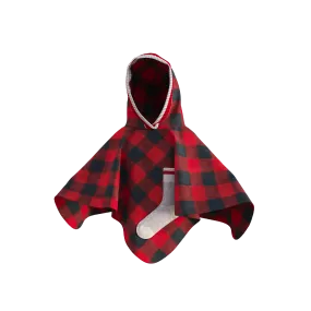 Pookie Poncho - Red Toddler/Youth Polar Fleece