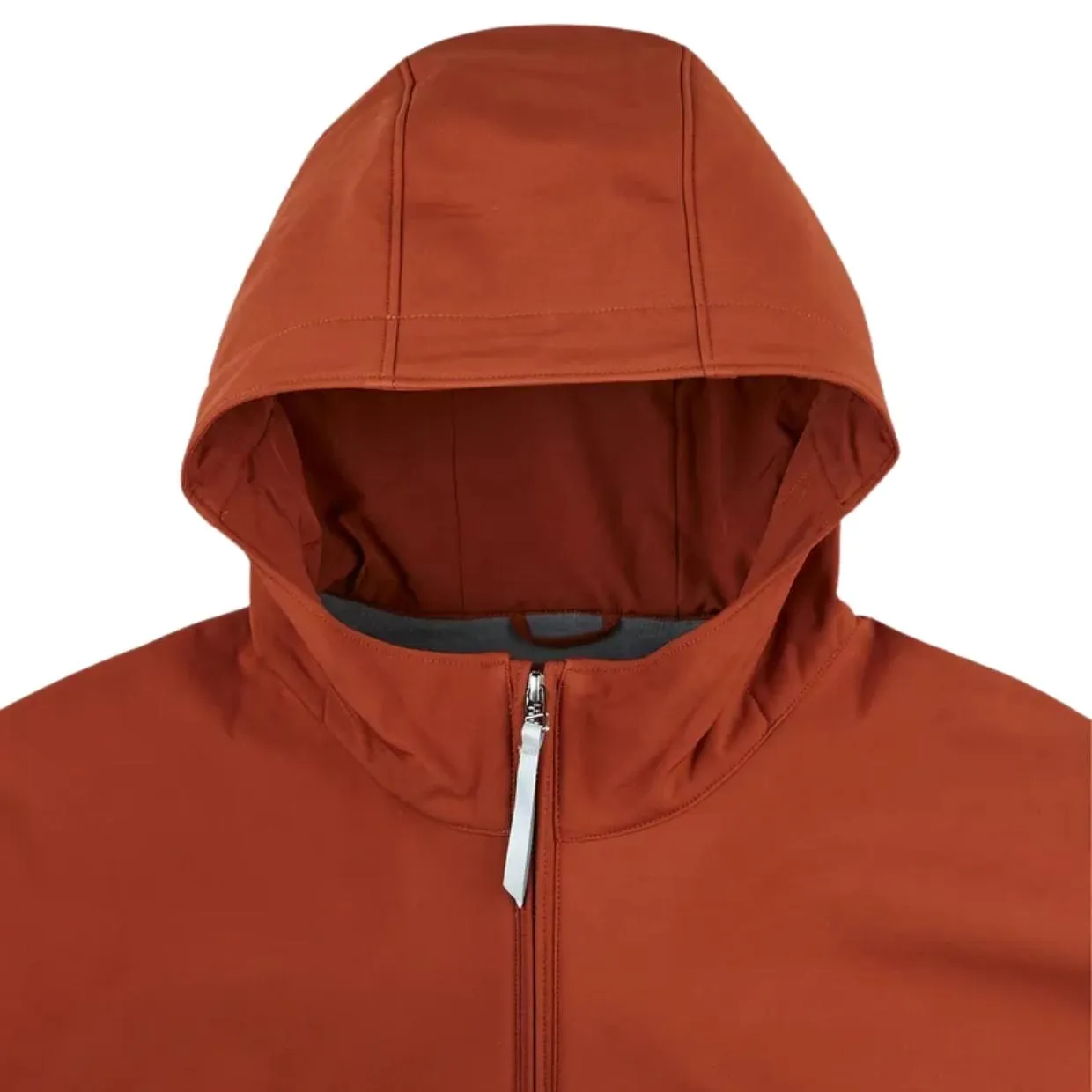 Pretty Green Orange Cyclone Soft Shell Hooded Jacket