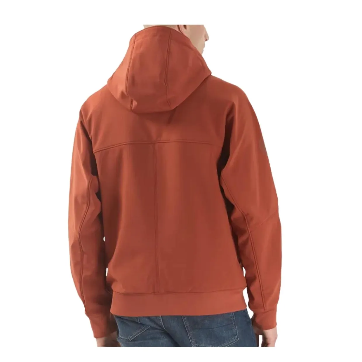 Pretty Green Orange Cyclone Soft Shell Hooded Jacket