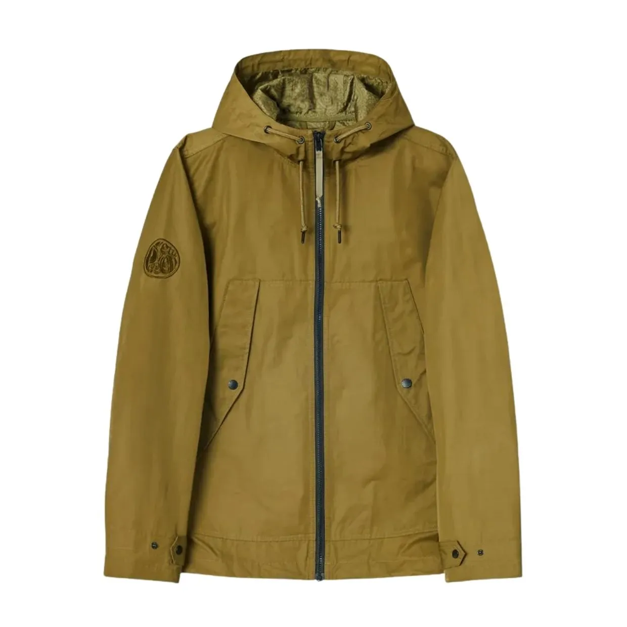 Pretty Green Ridley Khaki Hooded Jacket