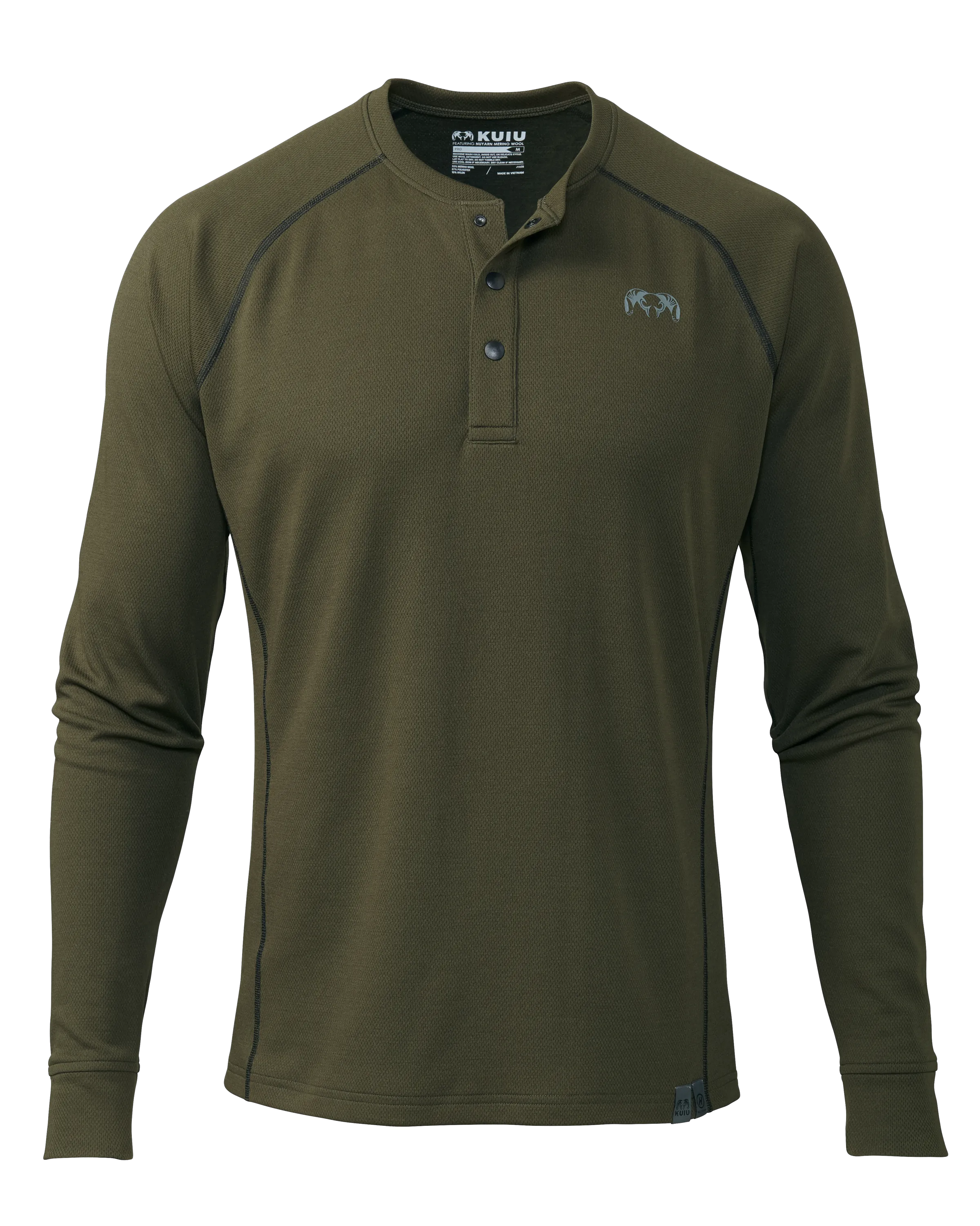 PRO Merino 200 Henley | Loden