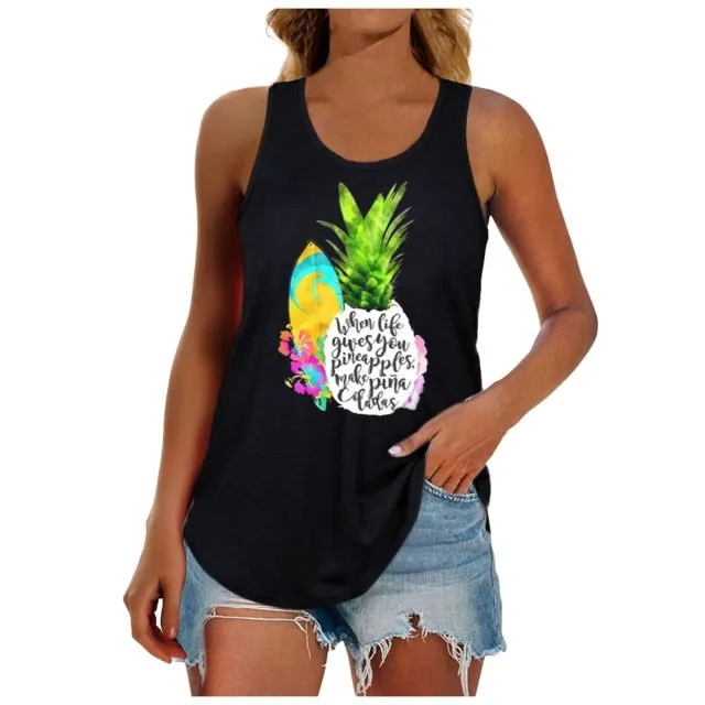 "Carolyn" Pineapple Tank