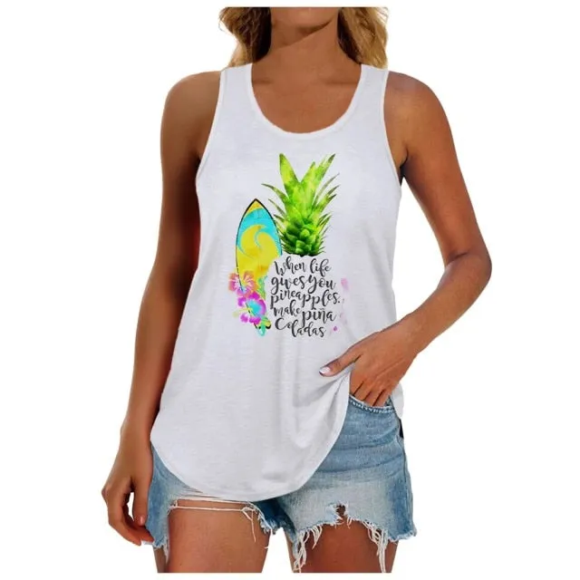 "Carolyn" Pineapple Tank