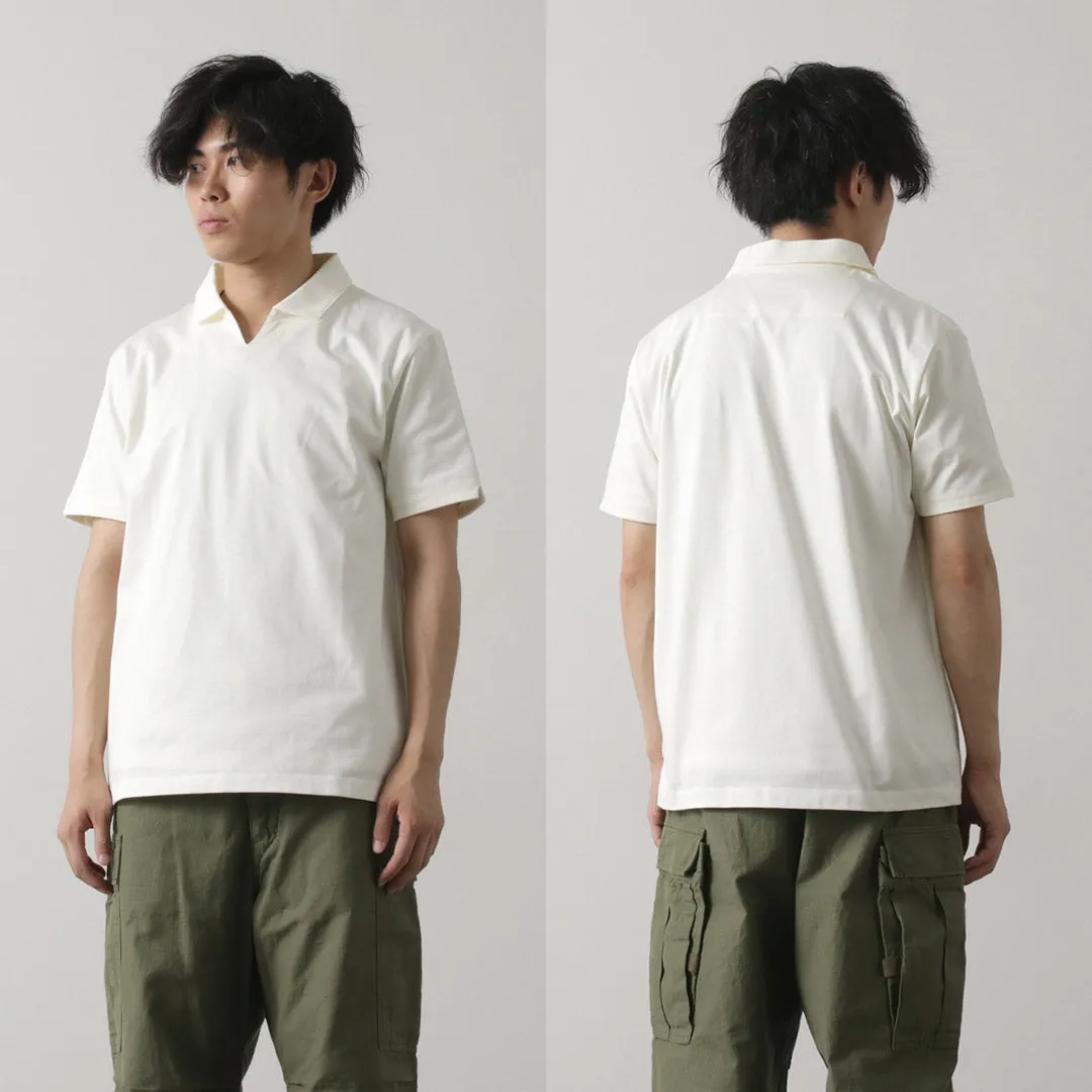 RE MADE IN TOKYO JAPAN / Dress Organic Cotton Skipper Polo Shirt