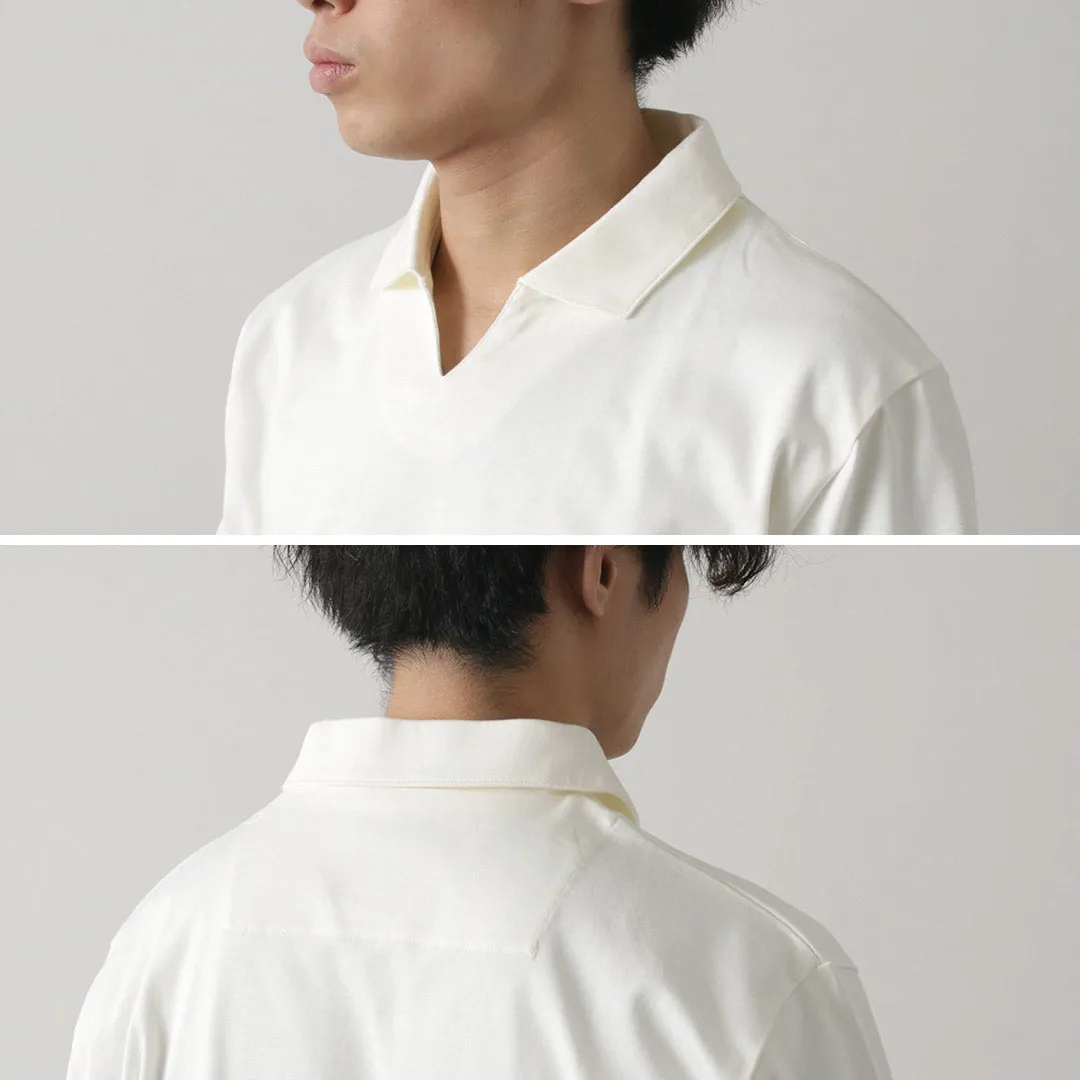 RE MADE IN TOKYO JAPAN / Dress Organic Cotton Skipper Polo Shirt