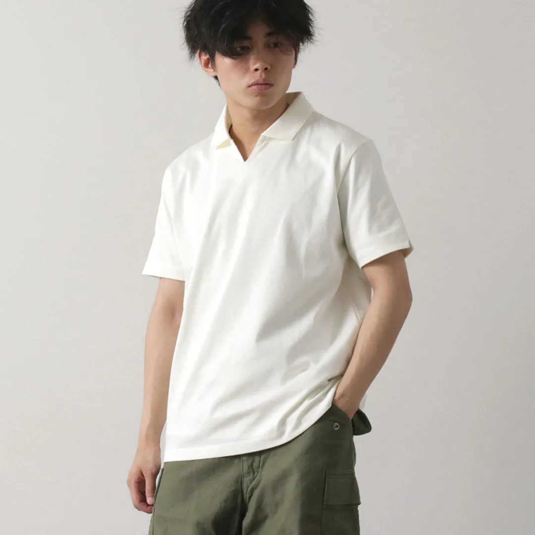 RE MADE IN TOKYO JAPAN / Dress Organic Cotton Skipper Polo Shirt