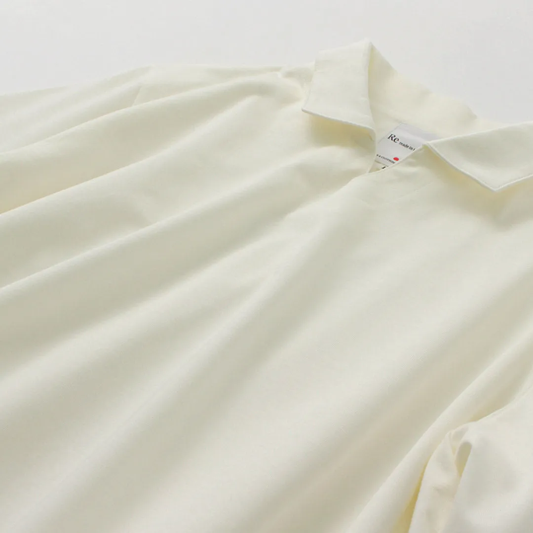 RE MADE IN TOKYO JAPAN / Dress Organic Cotton Skipper Polo Shirt