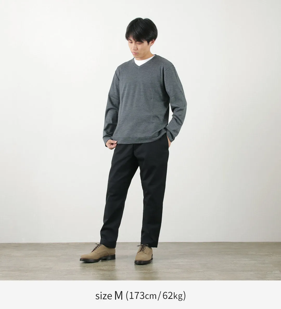 RE MADE IN TOKYO JAPAN / Dress Wool Knit V-Neck