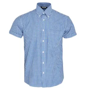 Relco Blue Gingham Short Sleeve Shirt