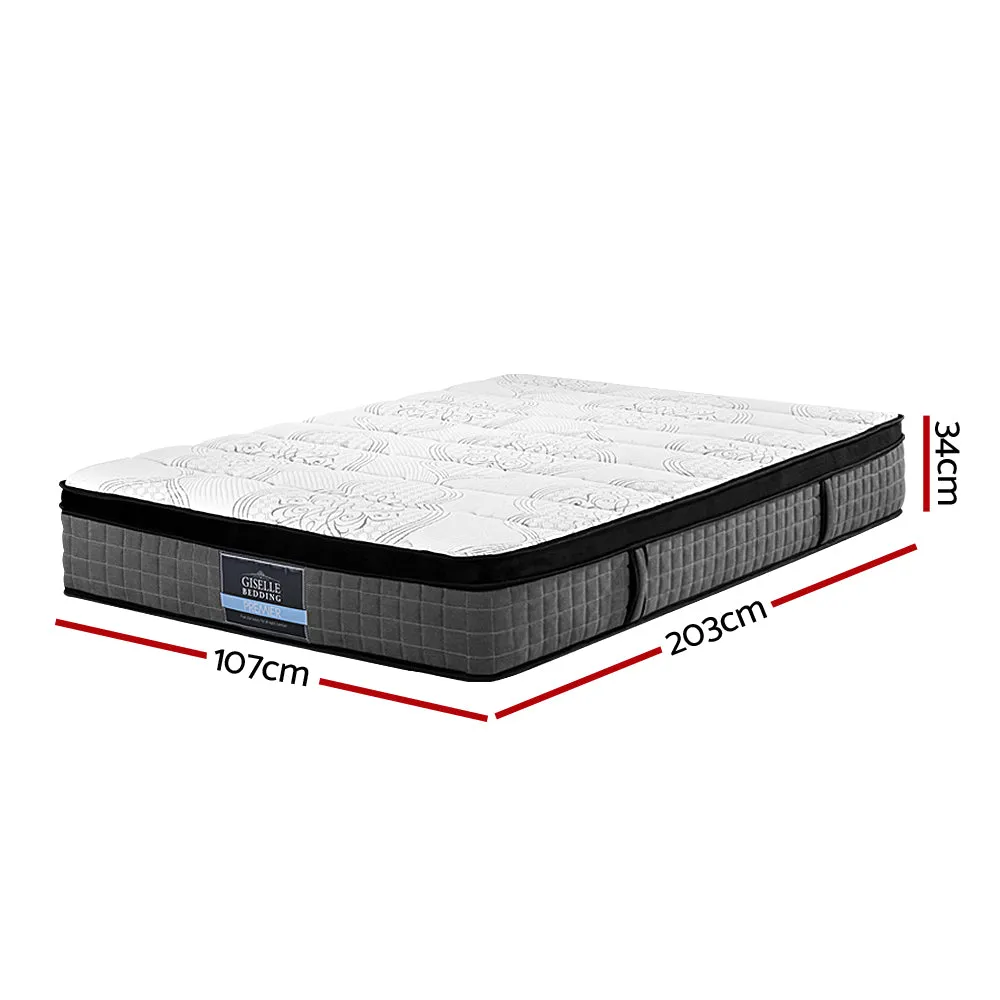 Ronnie Euro Top Latex Pocket Spring Mattress 34cm Thick - King Single