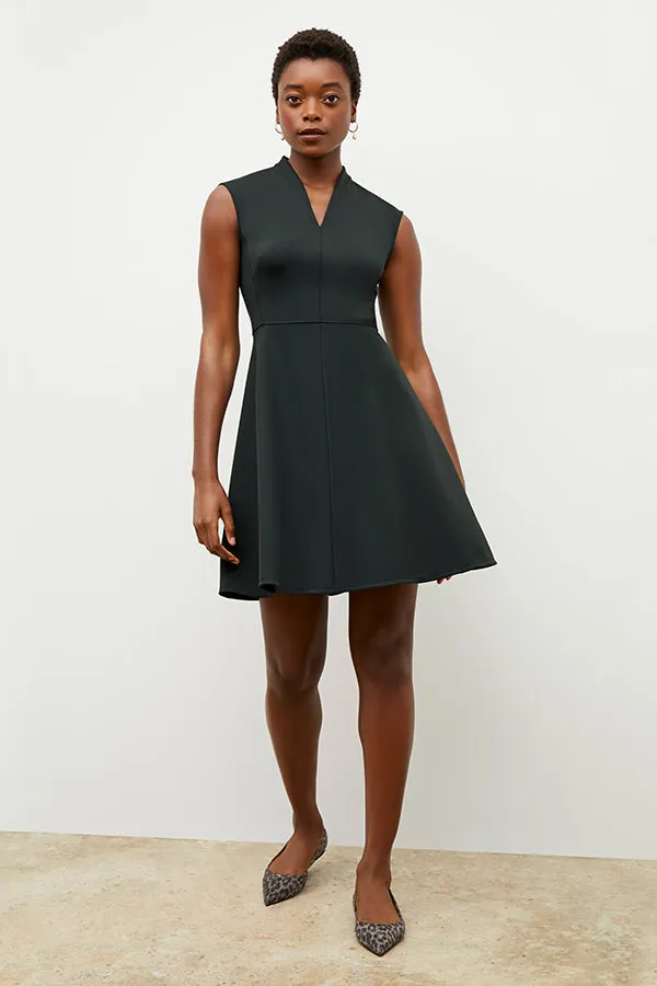 Ruth Dress - Light Scuba :: Forest