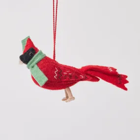 Santa Cardinal Ornament