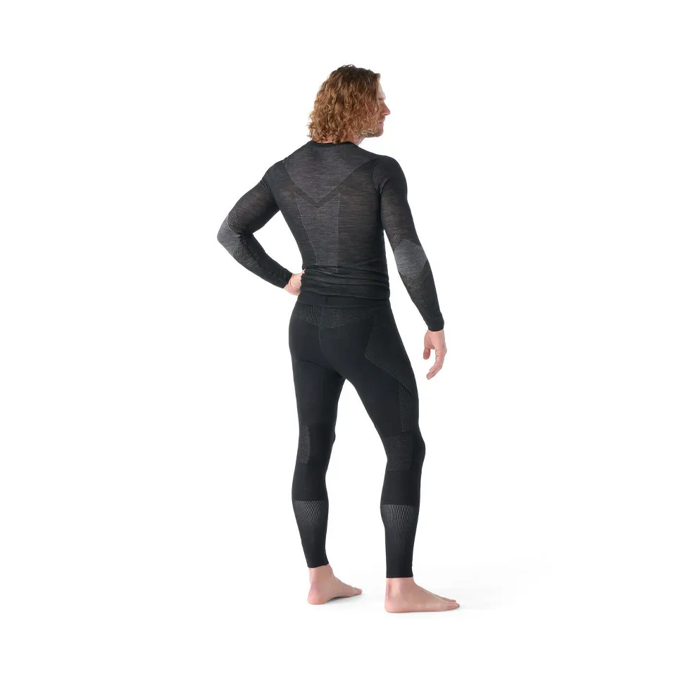 Smartwool Men's Intraknit Thermal Merino Base Layer Bottom Black-White