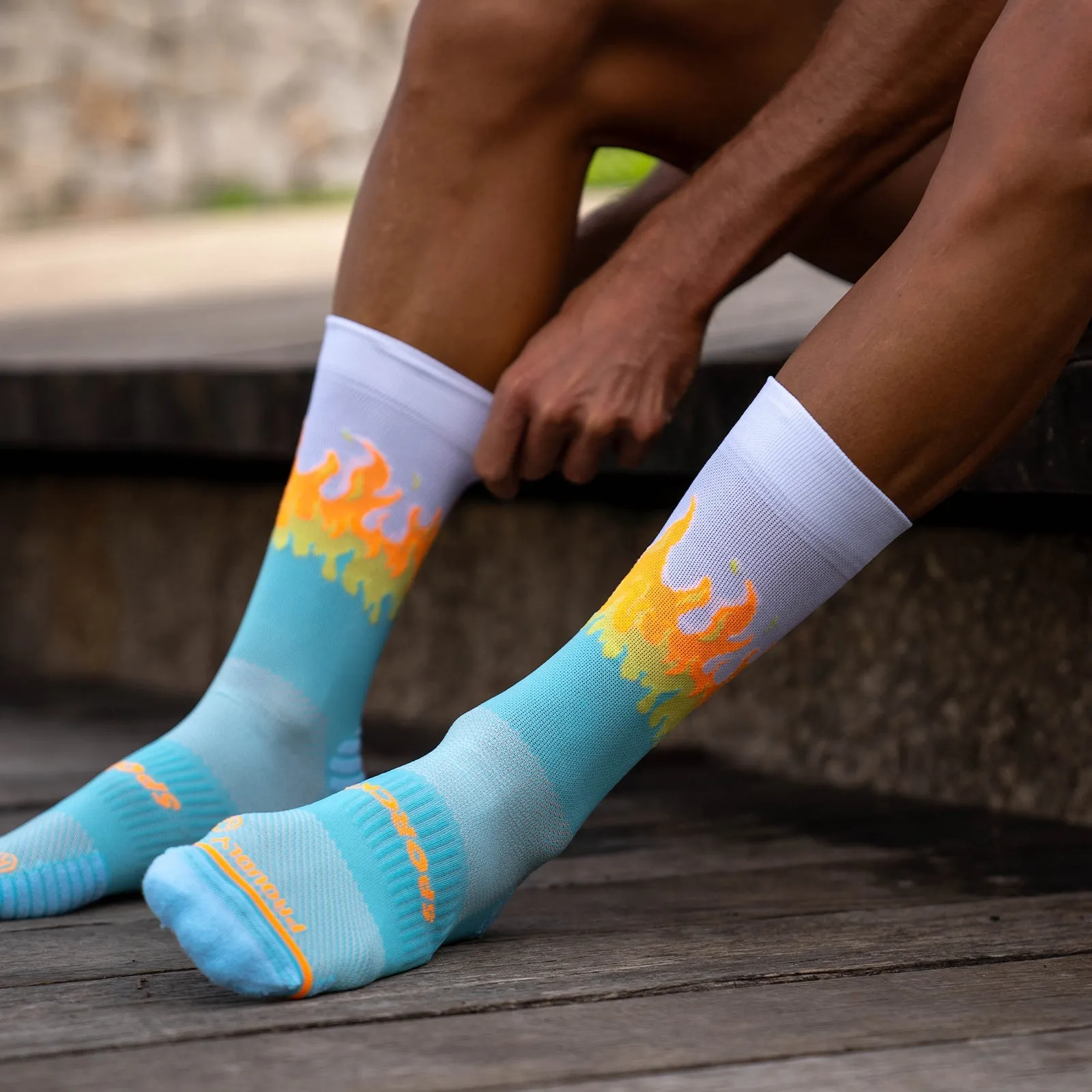 Sporcks Running Socks - Hot Blue