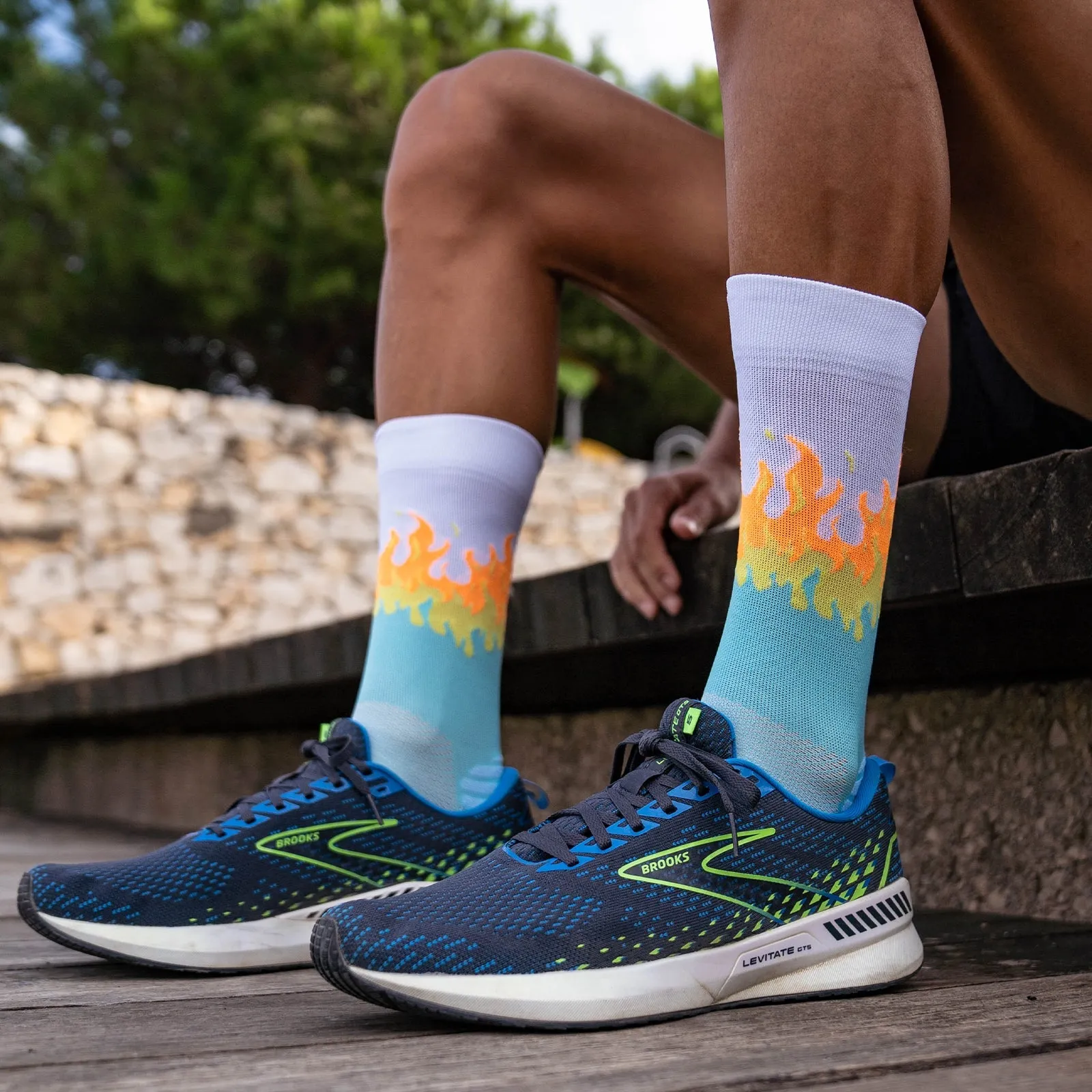 Sporcks Running Socks - Hot Blue