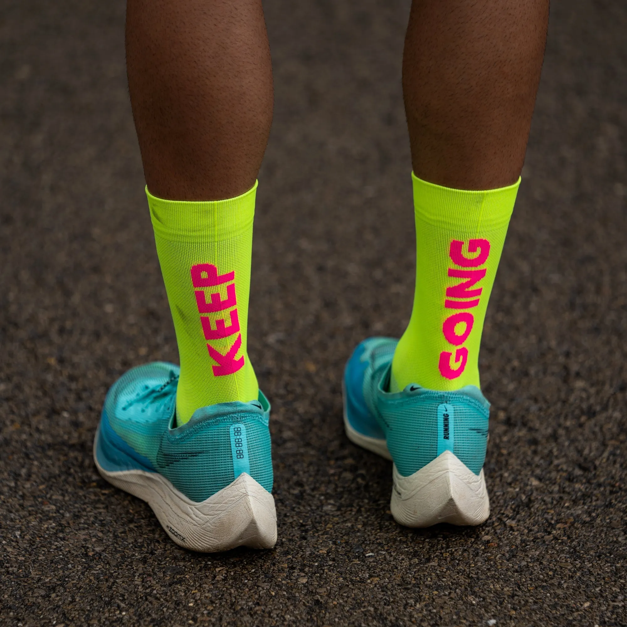 Sporcks Running Socks - Keep Going Yellow