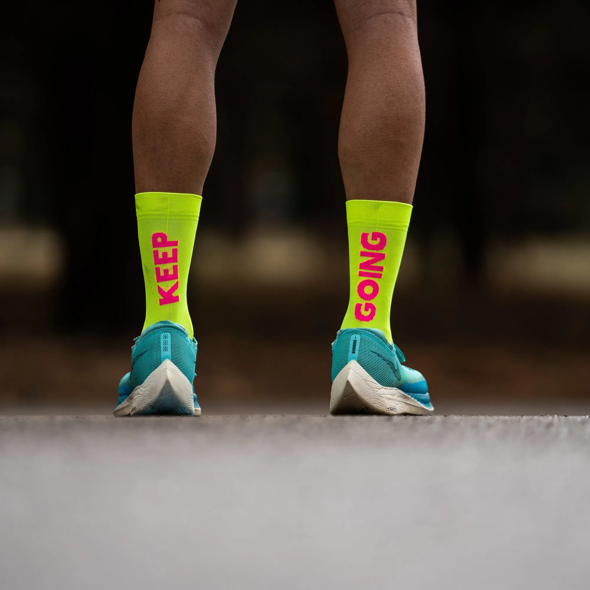 Sporcks Running Socks - Keep Going Yellow