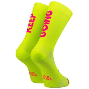 Sporcks Running Socks - Keep Going Yellow