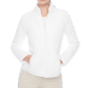 Swing Control Quilted Rib Jacket - White