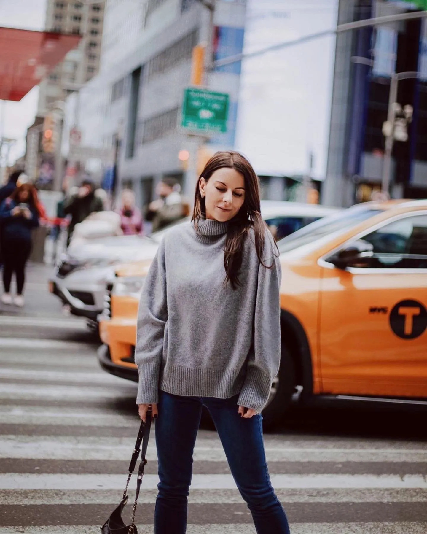 The Boyfriend Turtleneck Grey