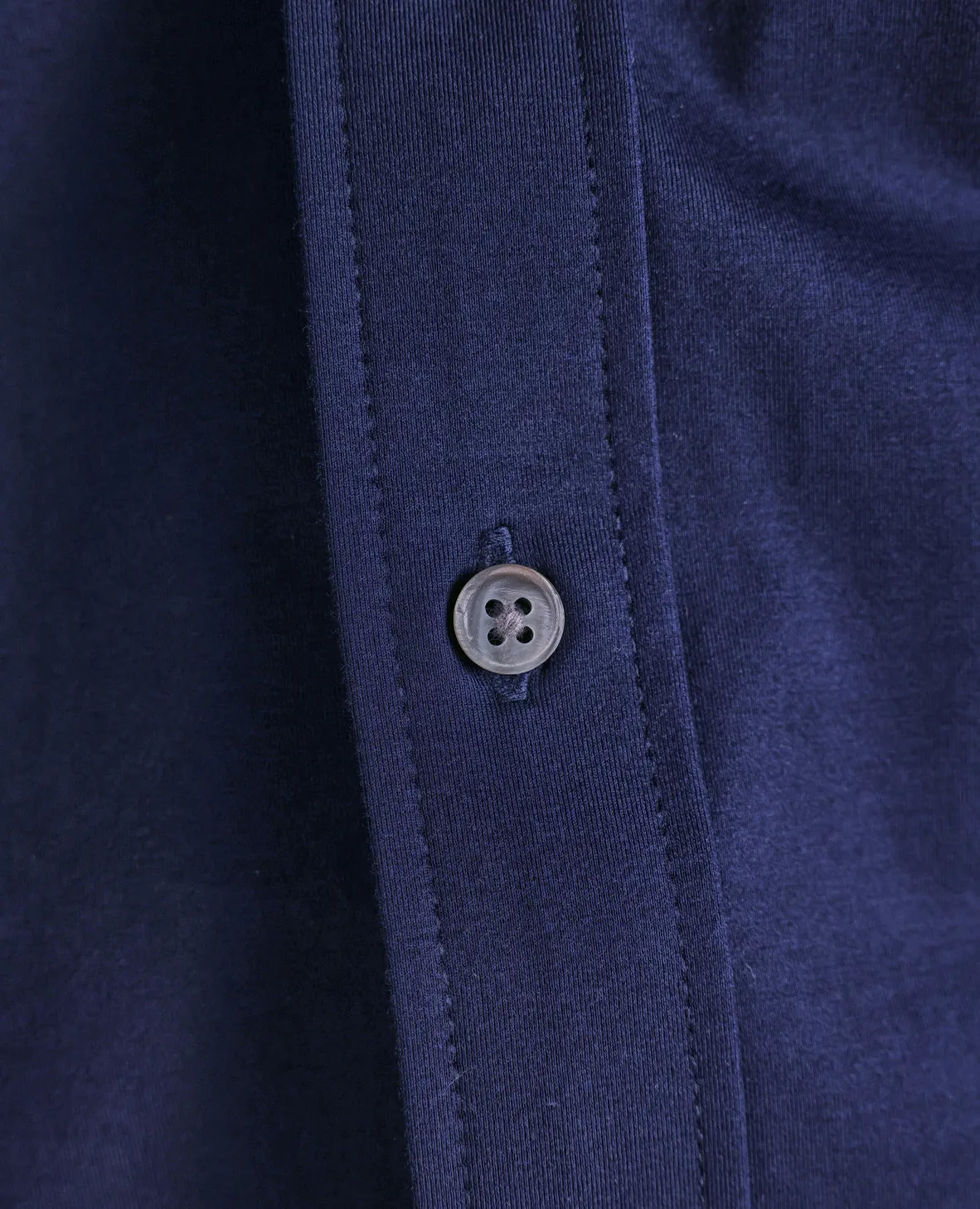 The Hayden - Non-Iron Knit Shirt - Navy