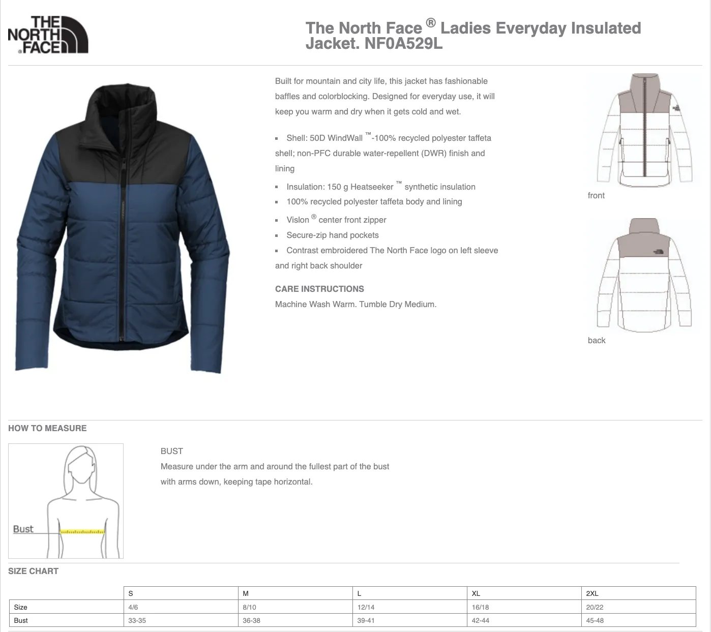 The North Face® Ladies Everyday Insulated Jacket