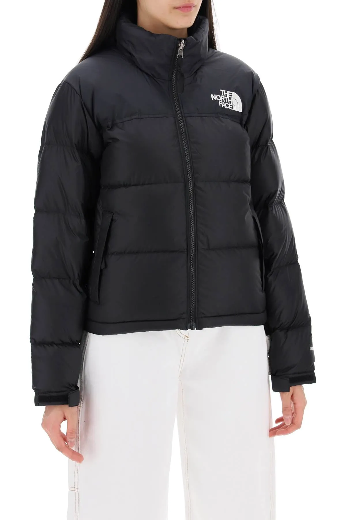 THE NORTH FACE ripstop nylon nuptse cropped down jacket