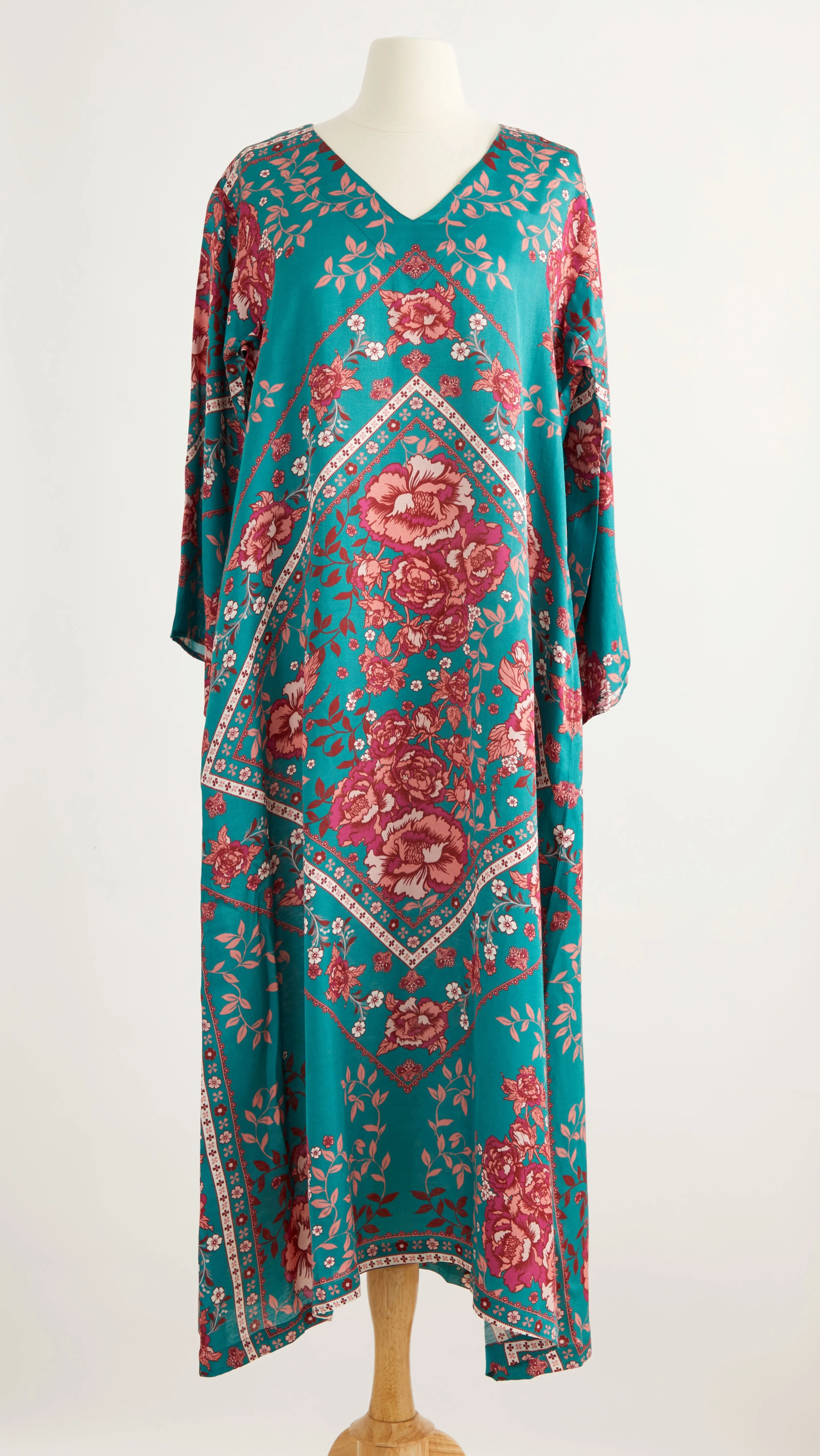 The Proposal Scarf Print Caftan