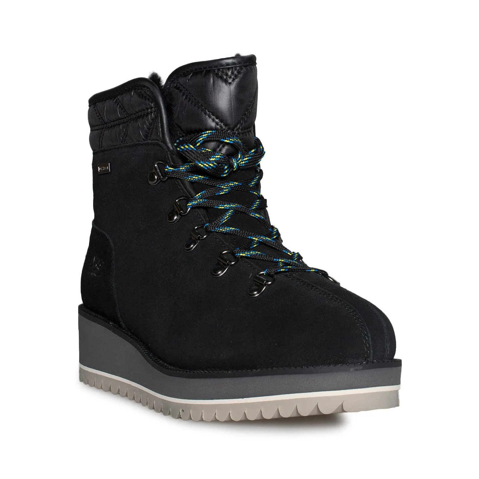 UGG Birch Lace-Up Black Boot - Women's