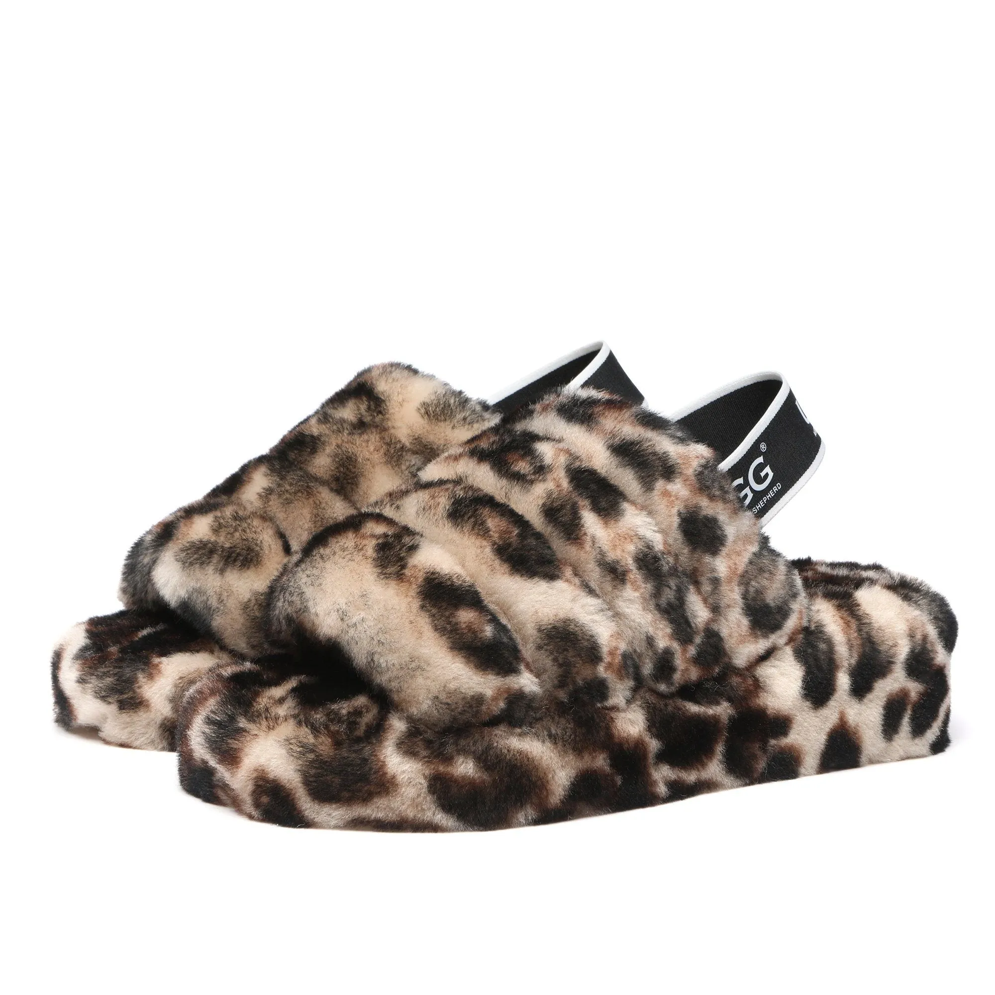 UGG Fluffilicious Leopard Slippers