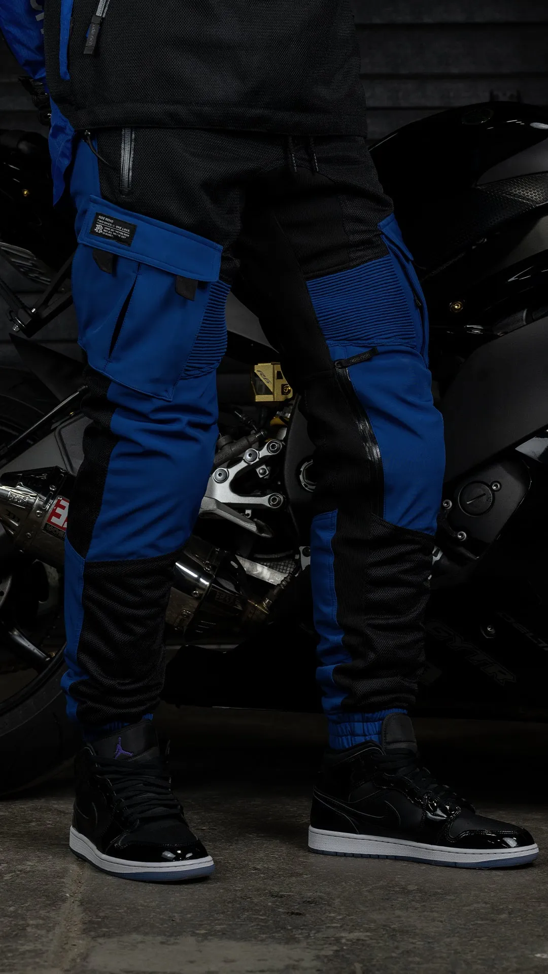 Unit 16™ V2.Flow™ Mesh Armoured Cargo Joggers {Blue}