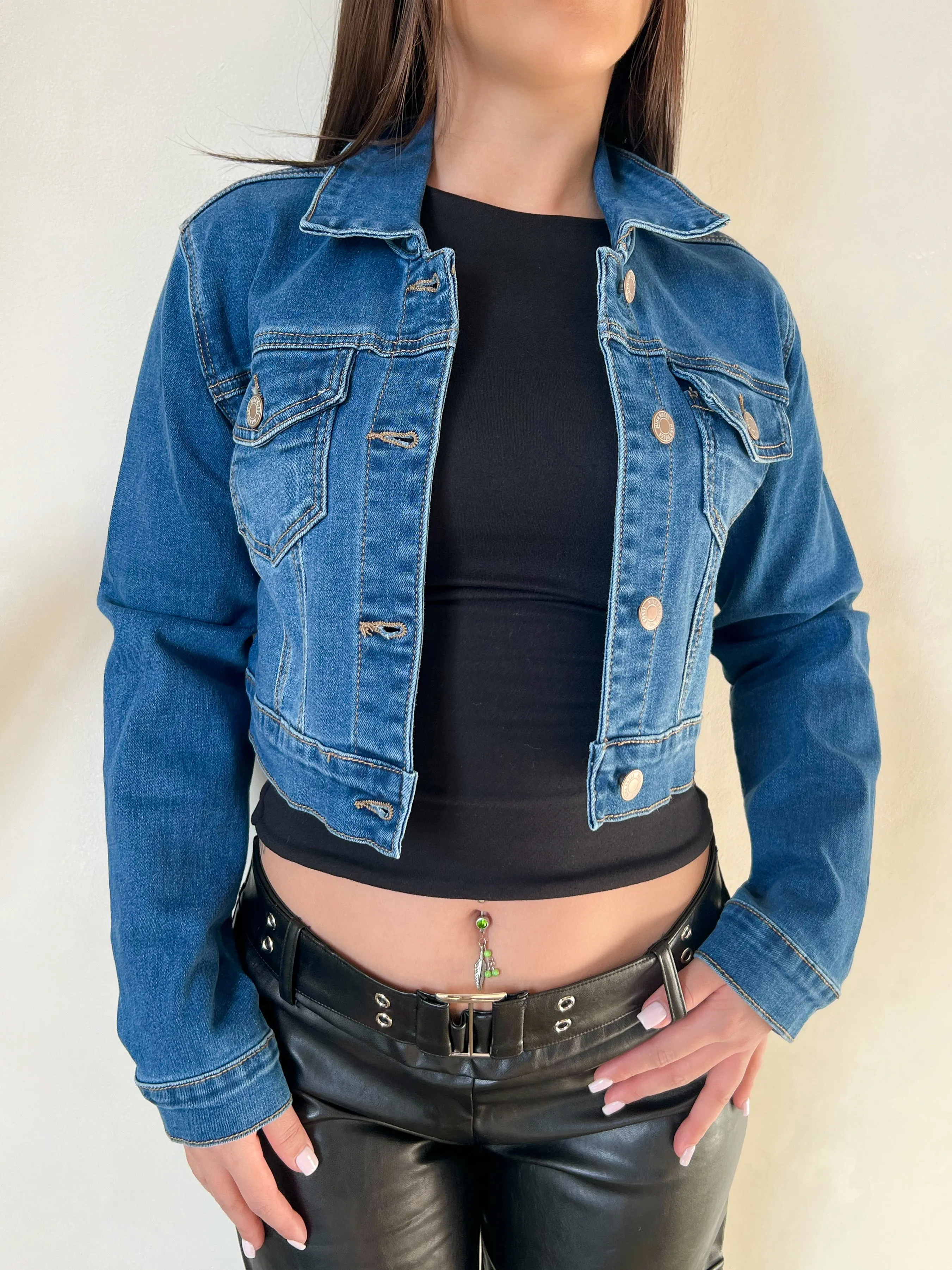 Vanai Denim Jacket (Dark Denim)