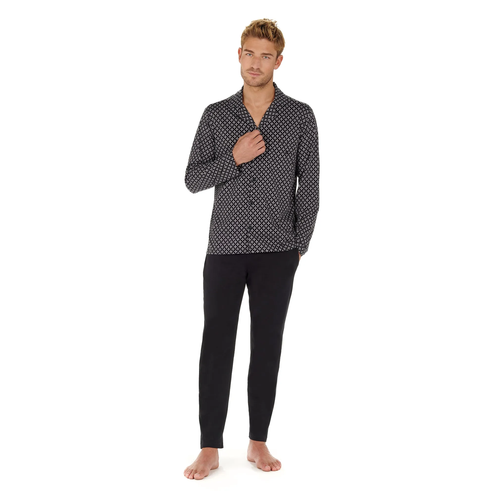 Vince Long Sleepwear Set | Black Print 402604-I004