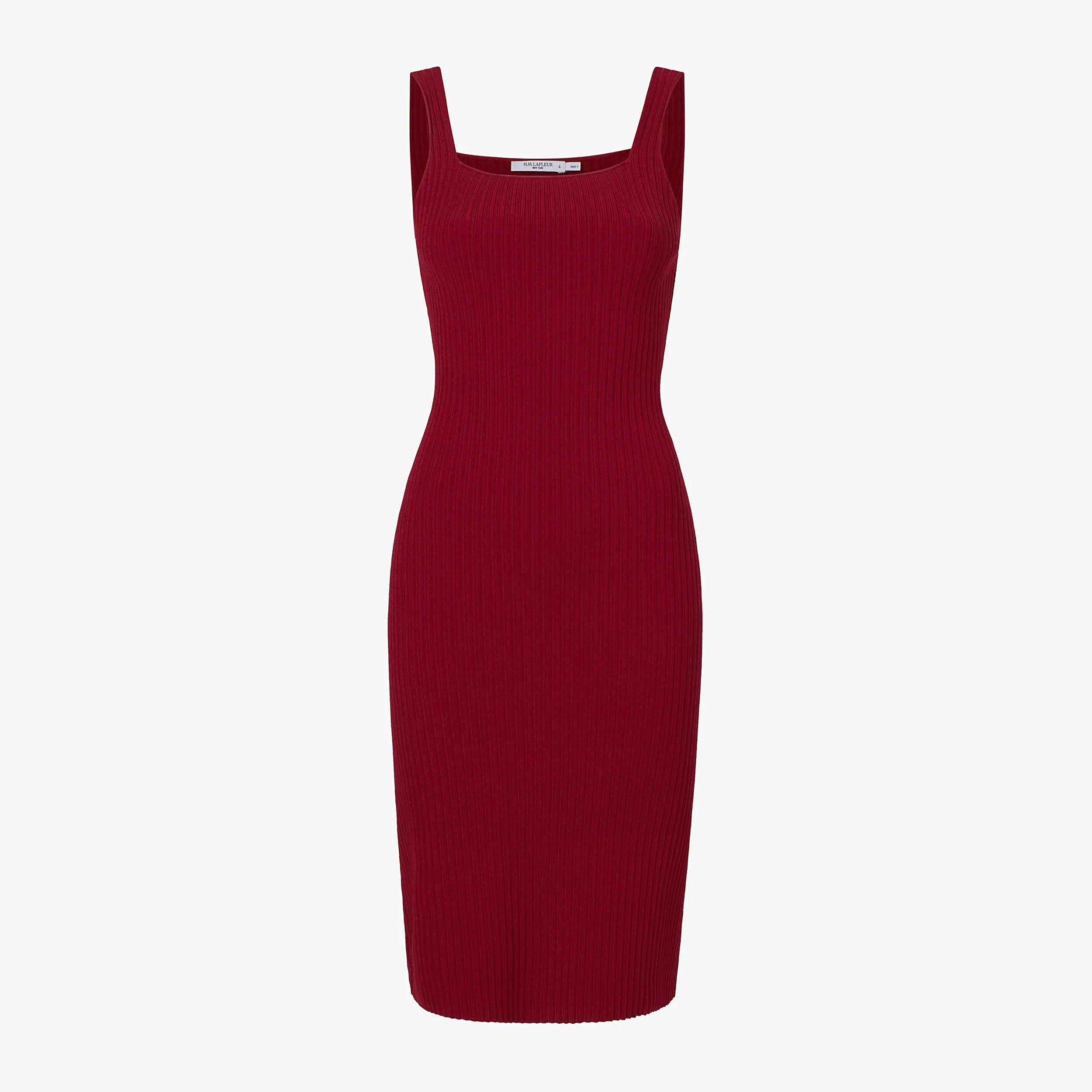 Vincent Dress - Ribbed Jardigan Knit :: Maroon