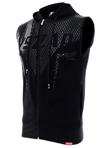 Vszap Sharp VTT019 MMA Vest Hooded Zipper Tank Top S-4XL