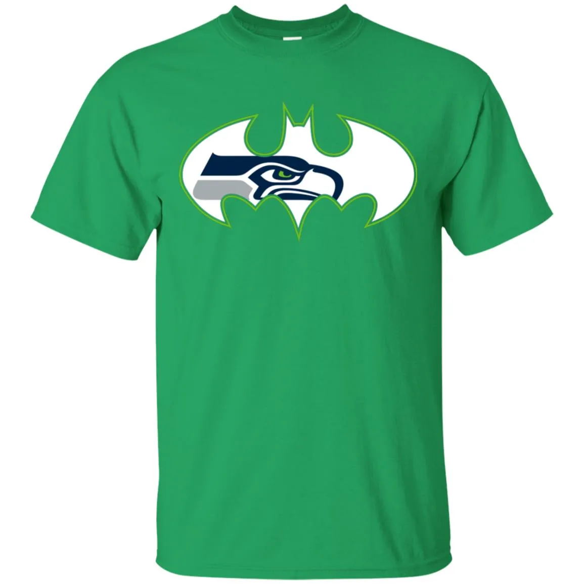 We Are The Seattle Seahawks Batman Nfl Mashup Men Cotton T-Shirt