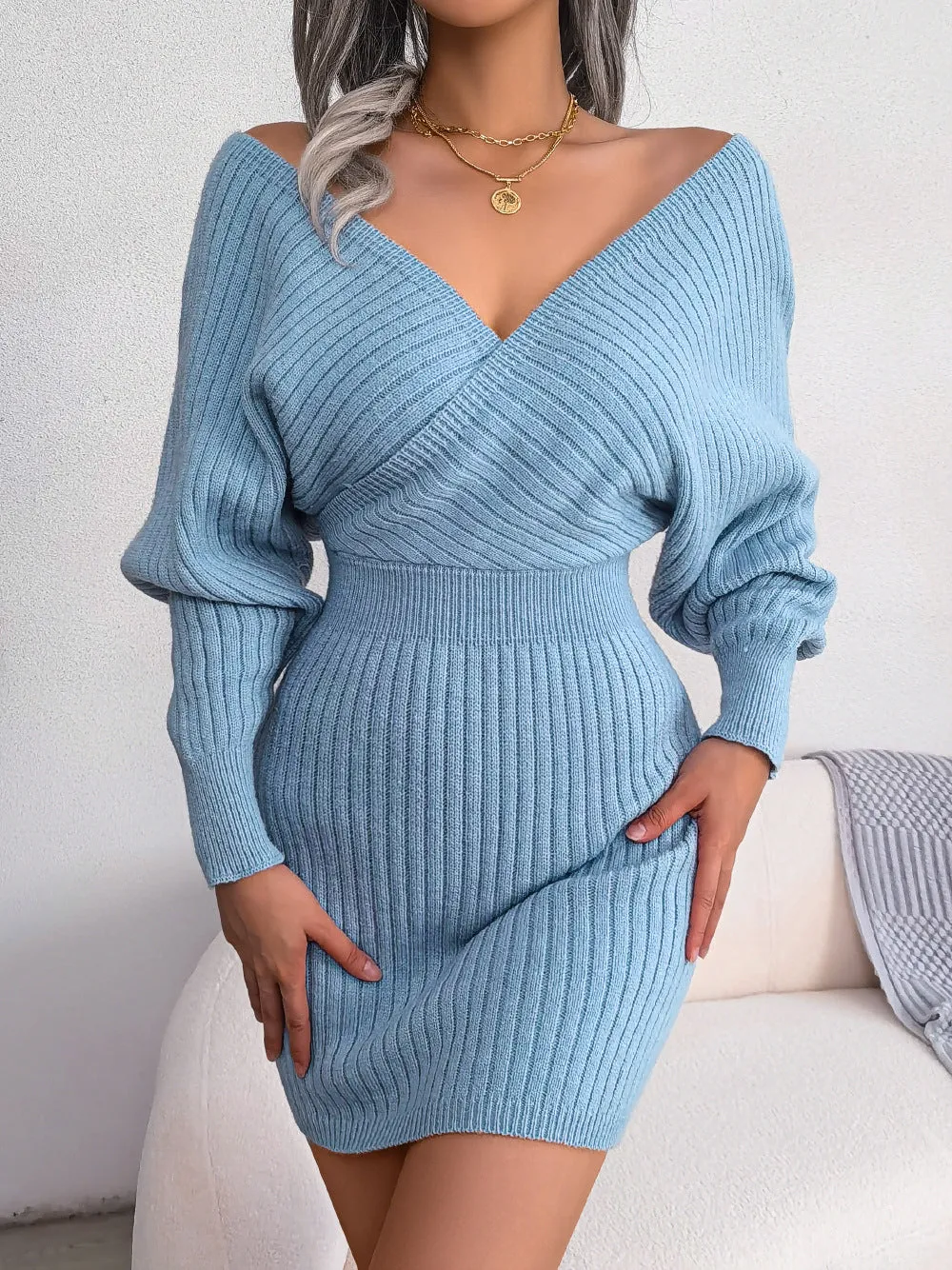 Wishing on Fall Bodycon Sweater Dress | Womens Jumper Dress  | Spring Sweater Dress