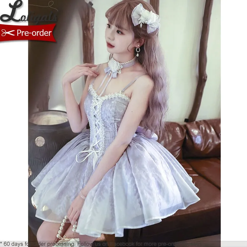 Wisteria Ballet ~ Sweet Lolita Party Dress Mini Corset Dress by Alice Girl ~ Pre-order