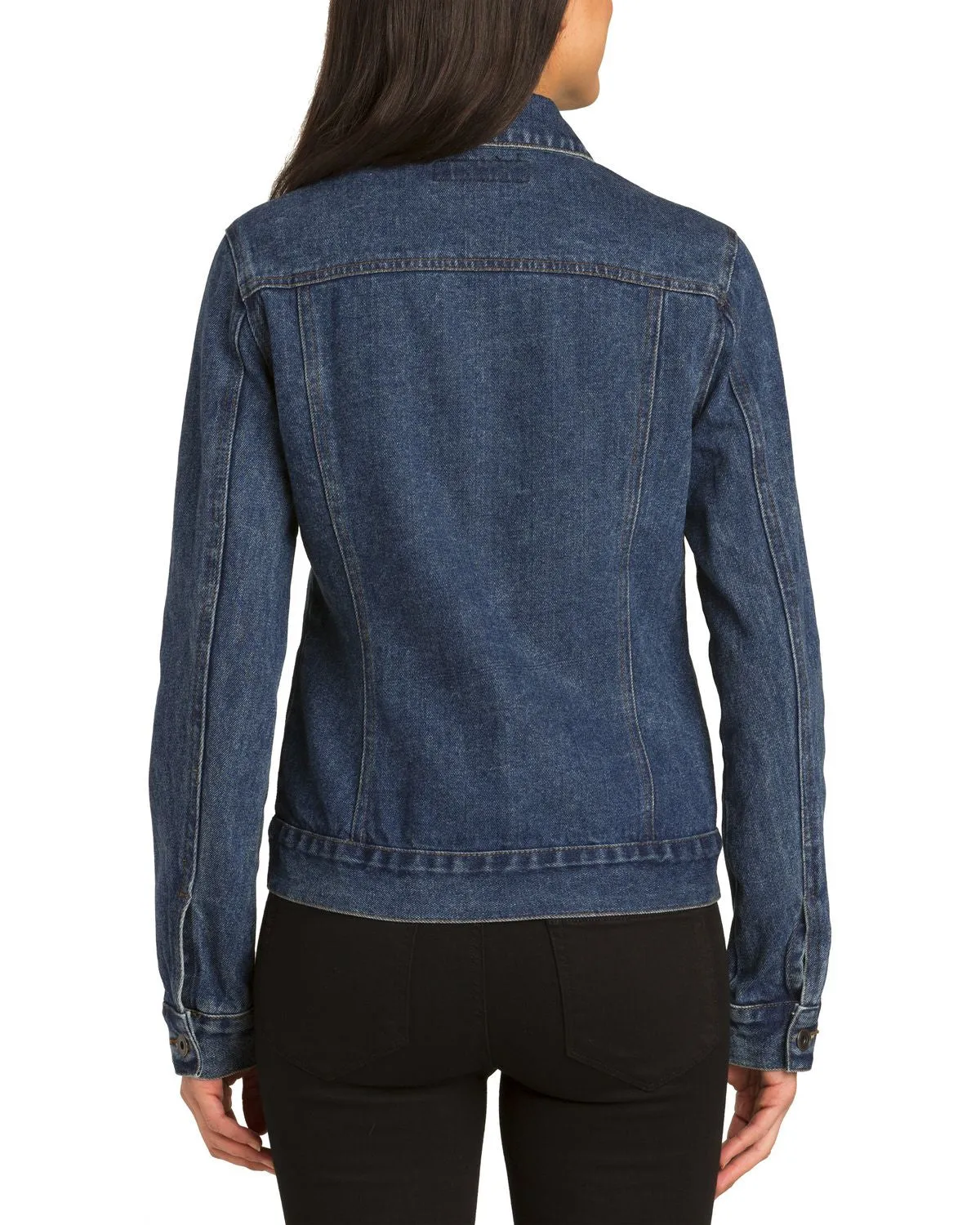 Women's Casual Long Sleeve Button Down Denim Jacket