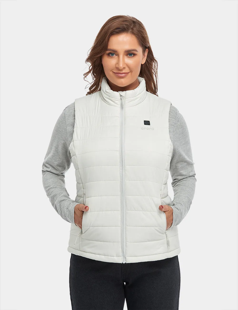 Women's Classic Heated Vest - Off-White