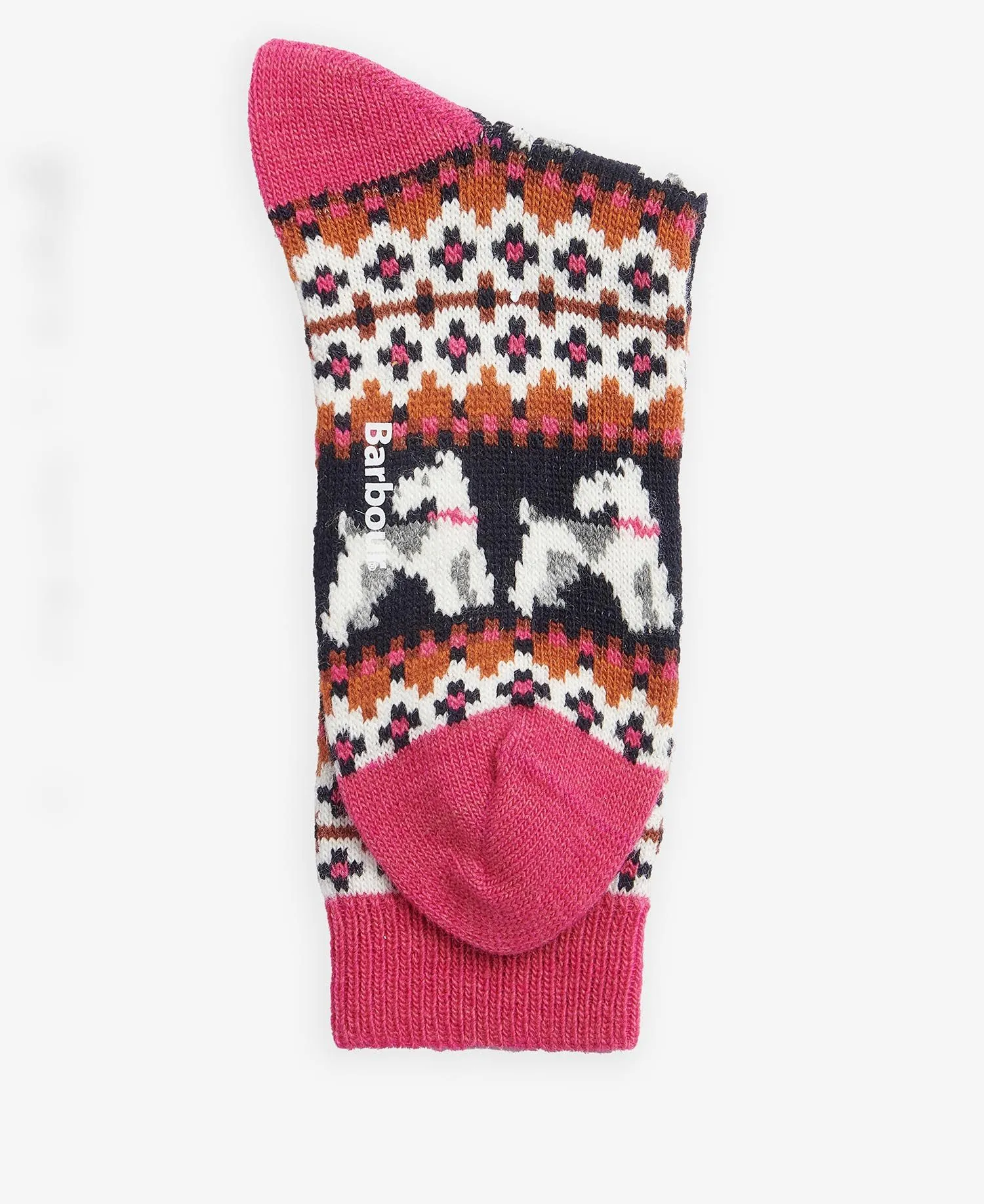 Womens Fairisle Terrier Socks