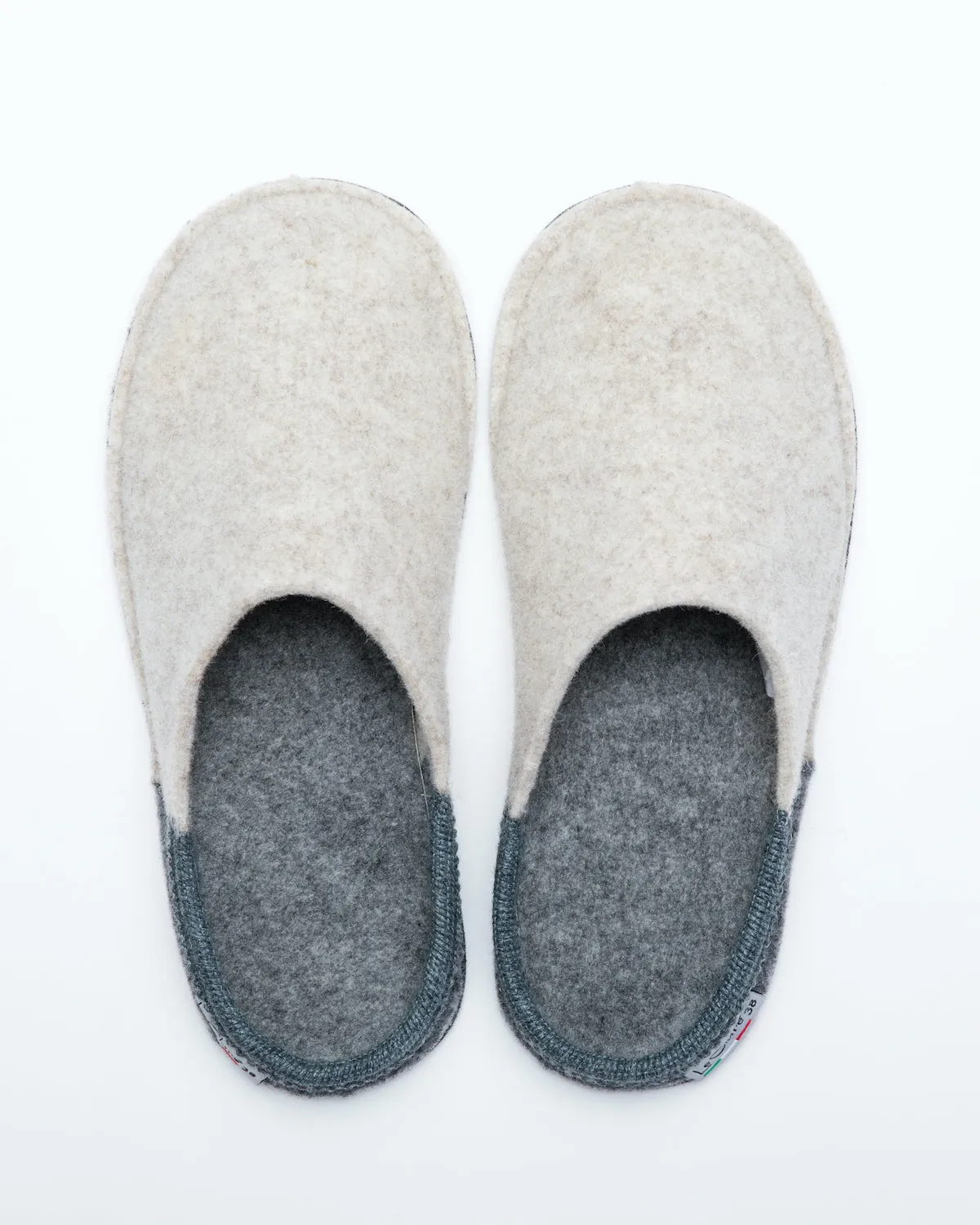 Women's Nuvola Bico Wool Slipper Beige