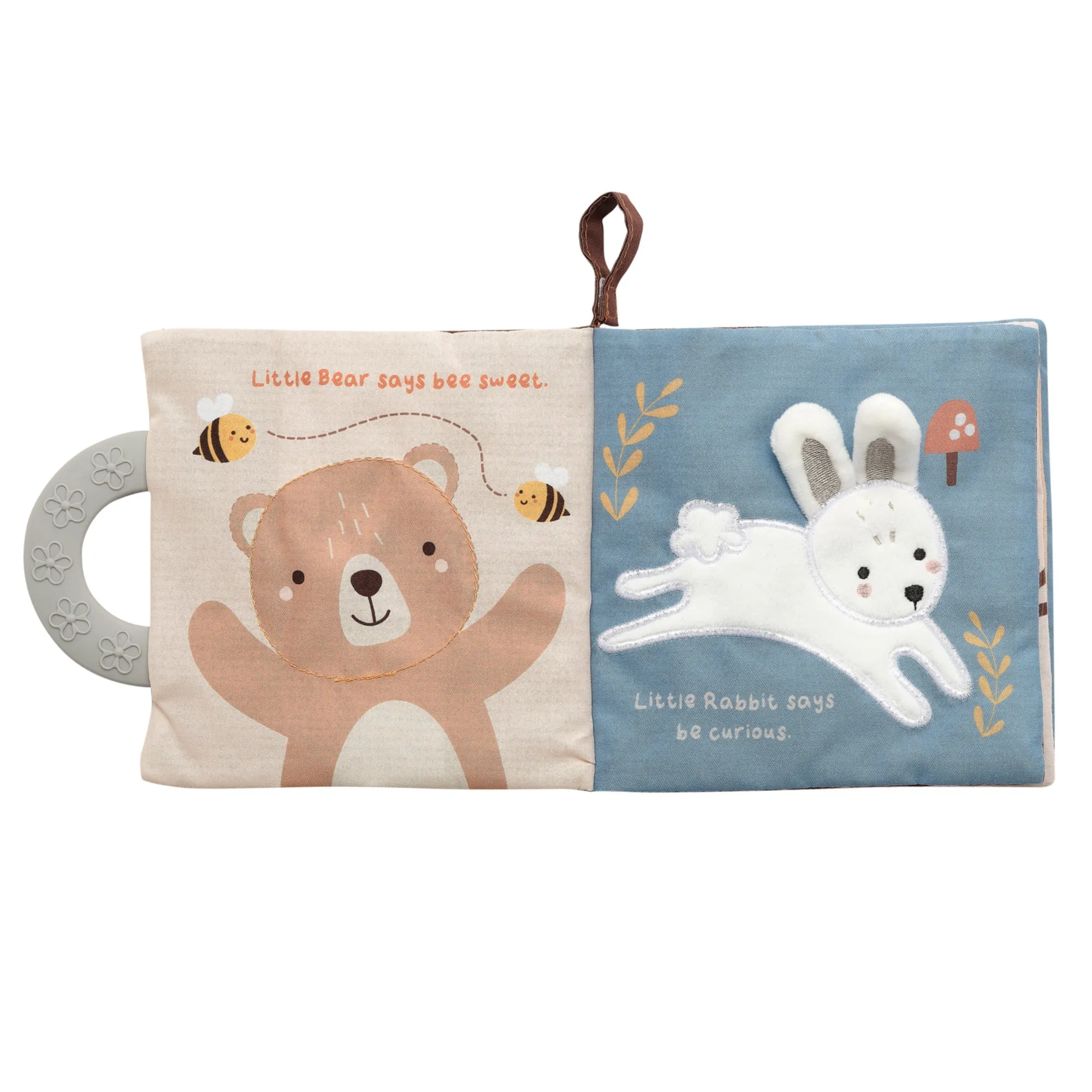 Woodland Soft Book w/ Bear Plush Gift Set