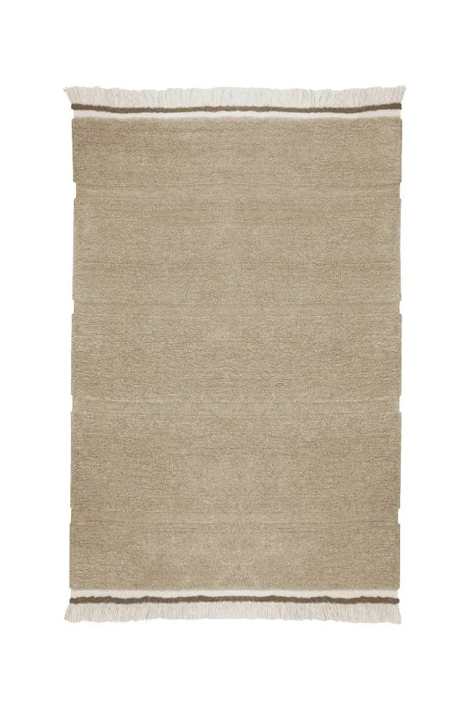 WOOL AREA RUG STEPPE BEIGE