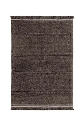 WOOL AREA RUG STEPPE BROWN