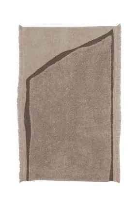 WOOL AREA RUG SUF TAUPE