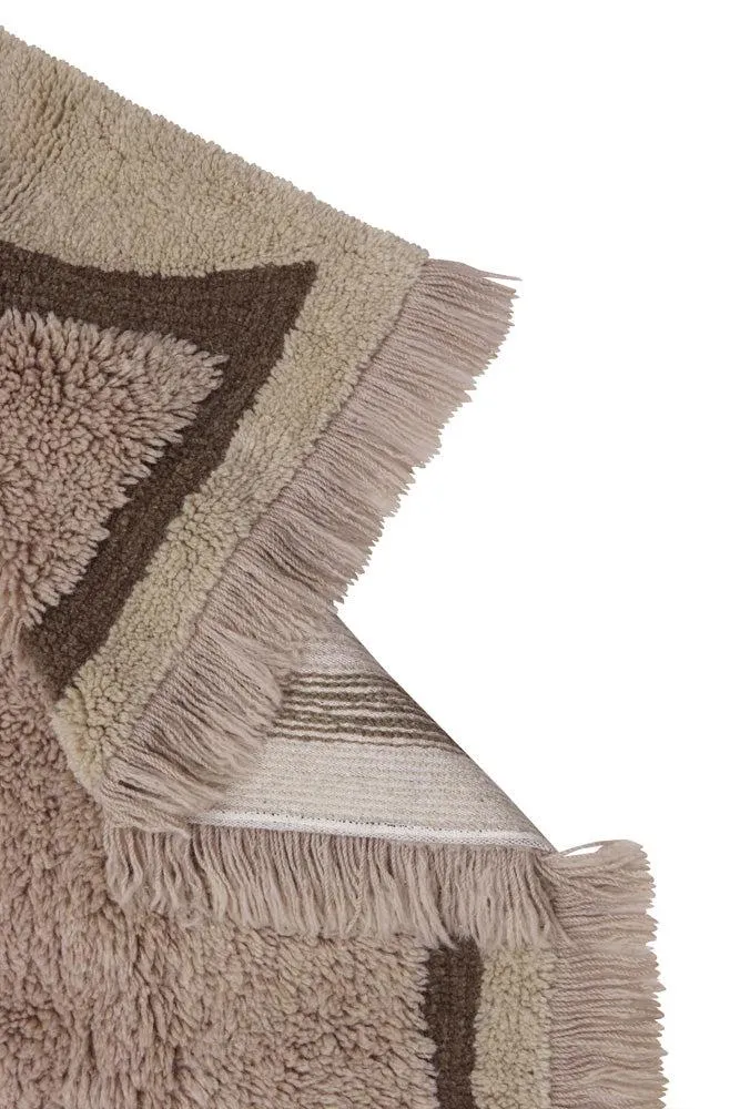 WOOL AREA RUG SUF TAUPE